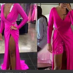 Sherri Hill Fun Fashion with biker shorts